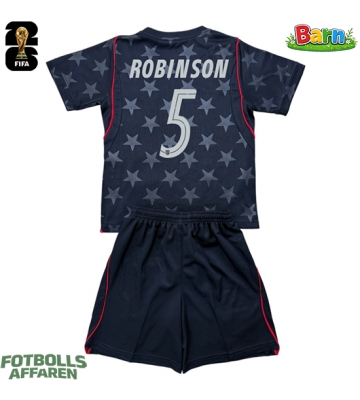 Förenta stater Antonee Robinson #5 Bortaställ Barn VM 2026 Kortärmad (+ Korta byxor)
